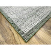 Modern and Contemporary Wool Hand Knotted Rug Green 9.9x13.10 -O076277