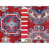 Kazak Wool Hand Knotted Rug Red 5.1x6.9 -O0331