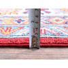 Kazak Wool Hand Knotted Rug Red 4.10x6.11 -O0333
