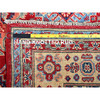 Kazak Wool Hand Knotted Rug Red 4.11x6.4 -O0338