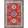 Kazak Wool Hand Knotted Rug Red 3.3x4.9 -O0348