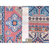 Kazak Wool Hand Knotted Rug Pink 3.4x4.11 -O0350