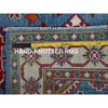 Kazak Wool Hand Knotted Rug Blue 3.3x4.10 -O0353
