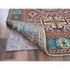 Kazak Wool Hand Knotted Rug Grey 3.11x5.9 -O0360