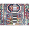 Kazak Wool Hand Knotted Rug Grey 2.1x3.0 -O0370