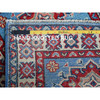 Kazak Wool Hand Knotted Rug Blue 1.11x2.10 -O0377