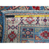 Kazak Wool Hand Knotted Rug Blue 1.10x3.0 -O0378