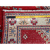 Kazak Wool Hand Knotted Rug Red 2.1x3.1 -O0388