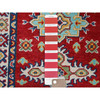 Kazak Wool Hand Knotted Rug Red 2.1x3.0 -O0389