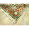 Heriz Wool Hand Knotted Rug Ivory 7.10x10.3 -O076225
