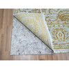 Transitional Wool & Silk Hand Knotted Rug Blue 8.0x9.11 -O076308