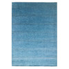 Modern and Contemporary Wool & Silk Hand Knotted Rug Blue 10.0x14.2 -O076325