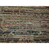 Modern and Contemporary Wool & Silk Hand Knotted Rug Brown 8.10x11.11 -O076337