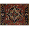 Heriz Wool Hand Knotted Rug Red 2.7x8.1 -O091378