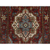 Heriz Wool Hand Knotted Rug Red 2.8x3.3 -O091375