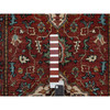 Heriz Wool Hand Knotted Rug Red 2.7x8.2 -O091380