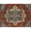 Heriz Wool Hand Knotted Rug Red 9.0x12.2 -O091399
