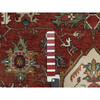 Heriz Wool Hand Knotted Rug Red 9.0x12.2 -O091399
