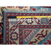 Kazak Wool Hand Knotted Rug Blue 2.9x3.11 -O0397