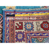 Kazak Wool Hand Knotted Rug Blue 2.7x4.1 -O0398