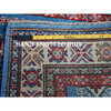 Kazak Wool Hand Knotted Rug Blue 2.9x4.1 -O0399