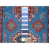Kazak Wool Hand Knotted Rug Blue 2.9x4.1 -O0399
