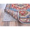 Kazak Wool Hand Knotted Rug Blue 2.8x3.11 -O0400