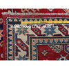 Kazak Wool Hand Knotted Rug Red 2.7x4.0 -O0411