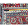 Kazak Wool Hand Knotted Rug Grey 4.1x5.10 -O0419