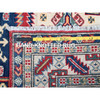 Kazak Wool Hand Knotted Rug Red 3.9x5.3 -O0425