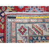 Kazak Wool Hand Knotted Rug Red 4.0x6.0 -O0426