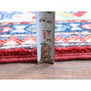 Kazak Wool Hand Knotted Rug Red 2.9x6.3 -O0431