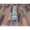 Kazak Wool Hand Knotted Rug Blue 2.6x6.2 -O0435