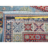Kazak Wool Hand Knotted Rug Blue 2.8x6.6 -O0440