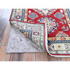 Kazak Wool Hand Knotted Rug Red 2.7x6.7 -O0441