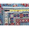 Kazak Wool Hand Knotted Rug Blue 2.7x6.7 -O0442