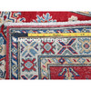Kazak Wool Hand Knotted Rug Red 2.7x6.5 -O0443