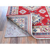 Kazak Wool Hand Knotted Rug Red 2.8x6.5 -O0450