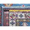 Kazak Wool Hand Knotted Rug Blue 2.10x9.7 -O0460