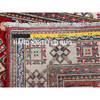 Kazak Wool Hand Knotted Rug Red 2.6x7.9 -O0464