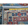 Kazak Wool Hand Knotted Rug Blue 2.8x6.8 -O0469