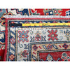 Kazak Wool Hand Knotted Rug Red 2.7x6.8 -O0470