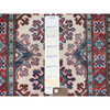 Kazak Wool Hand Knotted Rug Ivory 1.10x6.0 -O0508