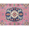 Kazak Wool Hand Knotted Rug Pink 8.9x11.8 -O0514