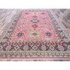 Kazak Wool Hand Knotted Rug Pink 8.9x11.8 -O0514