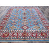 Kazak Wool Hand Knotted Rug Blue 7.10x9.8 -O0519