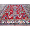 Kazak Wool Hand Knotted Rug Red 8.3x9.8 -O0520