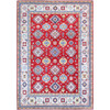 Kazak Wool Hand Knotted Rug Red 8.0x11.3 -O0532