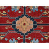 Heriz Wool Hand Knotted Rug Red 8.10x11.11 -O0319