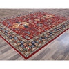Heriz Wool Hand Knotted Rug Red 8.10x11.11 -O0319